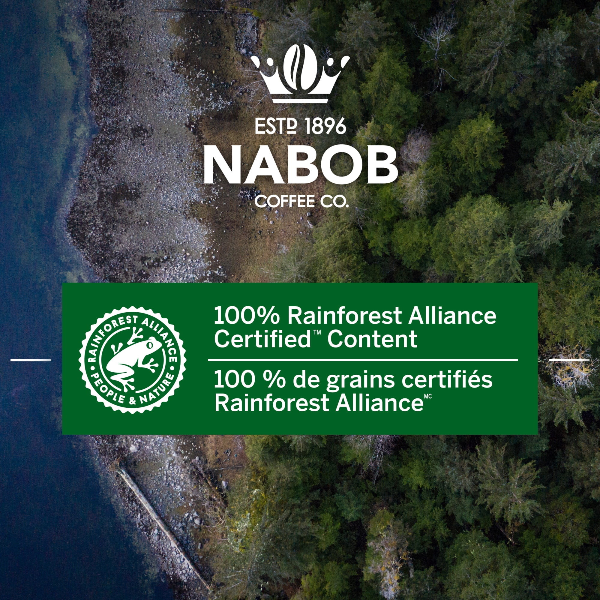 Café moulu Nabob Mélange du matin, boîte de 340 g