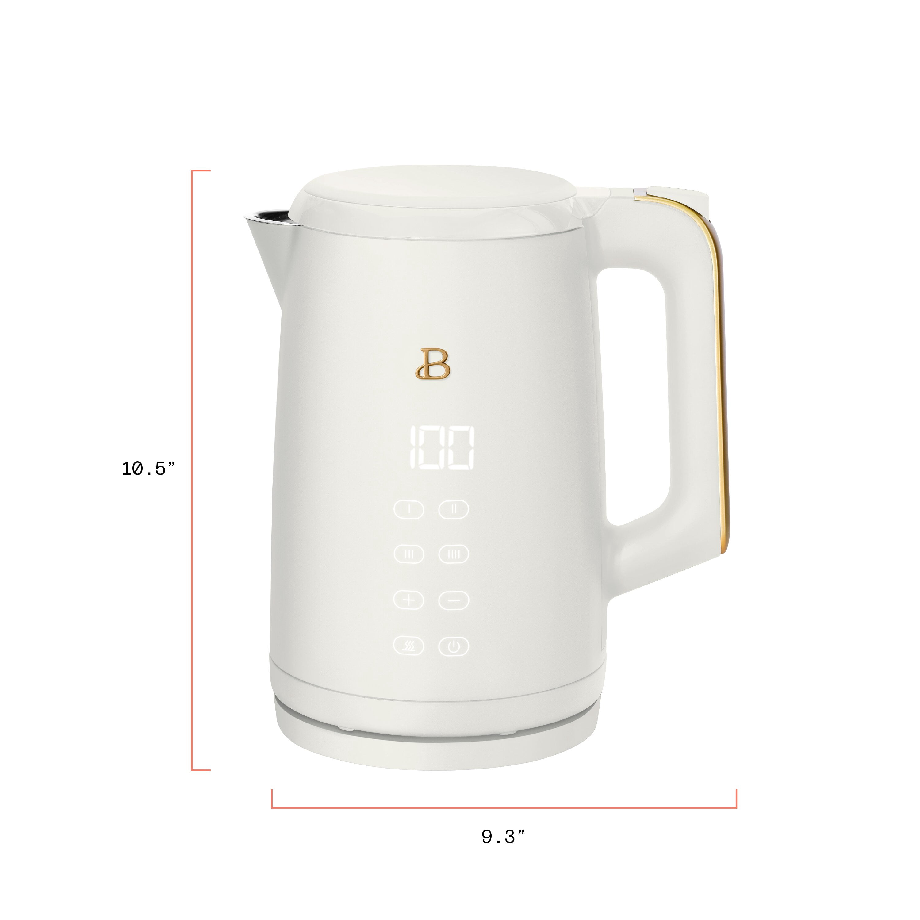 Bouilloire électrique Beautiful par Drew Barrymore – 1,7 litre, 1500 W, activation à une touche