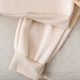 thumbnail image 3 of Long Sleeve Top, Comfortable Hooded Set with Elastic Waist Pants for Kids, 3 of 6