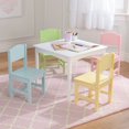 thumbnail image 3 of KidKraft Nantucket Wooden Table & 4 Pastel Chairs, 3 of 7