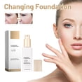 thumbnail image 4 of WIFKLSIIPG Concealer Cover Colour Changing Foundation Makeup Warm Skin Tone Foundation Liquid Base Face Moisturizing Liquid Cover Concealer for Women and Girls 30ml, 4 of 8