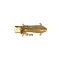 thumbnail image 4 of Holiday Time 16-Inch Gold Reindeer Sculpture – Christmas Tabletop Decoration, 4 of 4