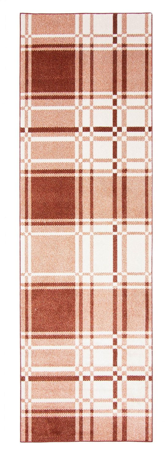 Tapis Lavable ECARPET à Carreaux pour Chambre, Salon, Chambre d'Enfant, Couloir