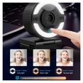thumbnail image 2 of USB HD Webcam Autofocus Built-in Microphone 1920 X 1080P 30fps Web Cam Camera For Desktop Laptops Game PC For Conferencing ,Easy to Install, 2 of 5