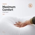 thumbnail image 5 of Acanva Basic Bed Pillow Soft Rest Cushion Stuffer for Sleeping King White 4 Count, 5 of 5