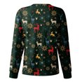 thumbnail image 3 of Dvkptbk Blouse de Noël pour Femmes, Vêtements d'Infirmière, Uniforme de Travail avec Poches, Mode Décontractée, Col Rond, Manches Courtes à Cordon, 3 of 3