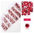 thumbnail image 1 of mmirethe Rhinestones Flat-Bottom Multi-faceted Sides DIY Handcraft Excellent Gloss Manicure Crystal Different Styles Mobile Phone Bright Red, 1 of 6