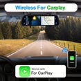 thumbnail image 4 of Car Dash Cam Wireless For IOS CarPlay & Wireless For Android Auto, 9.66 Inch IPS, 4 of 4