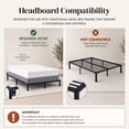 thumbnail image 3 of Atlantic Furniture AR287822 Mission Twin Size Headboard, White, 3 of 7