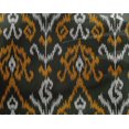 thumbnail image 4 of oneOone Tissu Georgette Viscose Rayé & Paisley Ikat Imprimé Tissu BTY 42 Pouces de Large, 4 of 4
