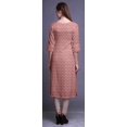 thumbnail image 4 of Bimba 3/4 Sleeve Printed Kurti Summer Wear Kurta Straight Tunic For Women, 4 of 6