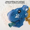 thumbnail image 3 of Machine à Bulles Musicale pour Enfants Bleue en Abs Tire-Bulles Automatique avec Effets Lumineux et Solution Incluse Jouet d'Amusement Estival pour l'Extérieur 8.86 X 5.71 X 2.95 Pouces Bleu, 3 of 8