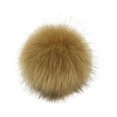 thumbnail image 1 of DIY Knitting Hats Accessires-Faux Fake Fur Pom Pom Ball with Press Button, 1 of 7
