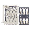 thumbnail image 1 of Connecteur de Lecteur de Sim de Remplacement pour Google Pixel 5 / Pixel 5a 5G / Pixel 6 / Pixel 6 Pro (Ensemble de 2 Pcs), 1 of 4