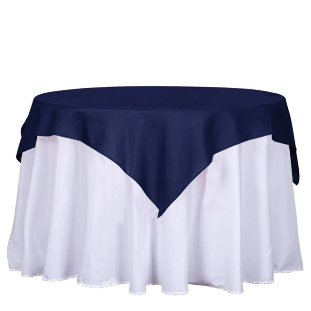 LNGOOR 108” Wholesale Round Tablecloth Polyester Round Table Linens For Wedding Party Banquet Restaurant - WHITE