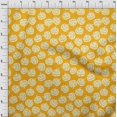 thumbnail image 4 of oneOone Rayon Light Peach Fabric Halloween Craft Projects Decor Fabric Printed By The Yard 56 Inch Wide, 4 of 4