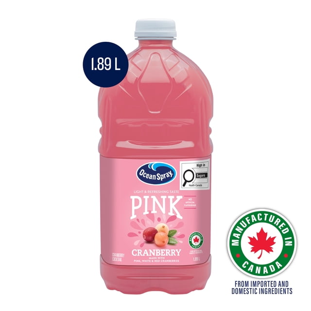 Ocean Spray Cocktail de Canneberge Rose 1.89L