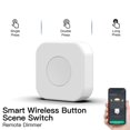 thumbnail image 1 of Tuya ZigBee button Smart Scene Switch Wireless Mini Switch Multi Scene Linkage One Touch Control Button Works with Smart life Zigbee Devices, 1 of 7