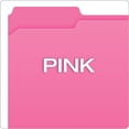 thumbnail image 4 of Pendaflex Reinforced Top Tab File Folders, 1/3 Cut, Letter, Pink, 100/Box, 4 of 4