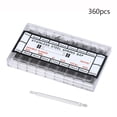 thumbnail image 2 of Daisyyozoid Wholesale 360pcs Stainless Steel Watch Band Spring Bars Strap Link Pins 8-25mm Repair Kit, 2 of 8