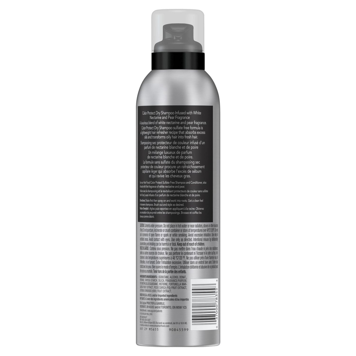 Hair Food Sulfate Free Colour Protect Dry Shampoo Infused with White Nectarine & Pear Fragrance