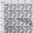 thumbnail image 2 of oneOone Polyester Spandex Blue Fabric Tribal Craft Projects Decor Fabric Printed By The Yard 56 Inch Wide, 2 of 4