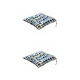 thumbnail image 4 of Wweixi Cushion Pad For Square Chair - Soft And Comfortable Wide Range Of Uses Square Chair Cushion Colorful Triangles 2Set, 4 of 6