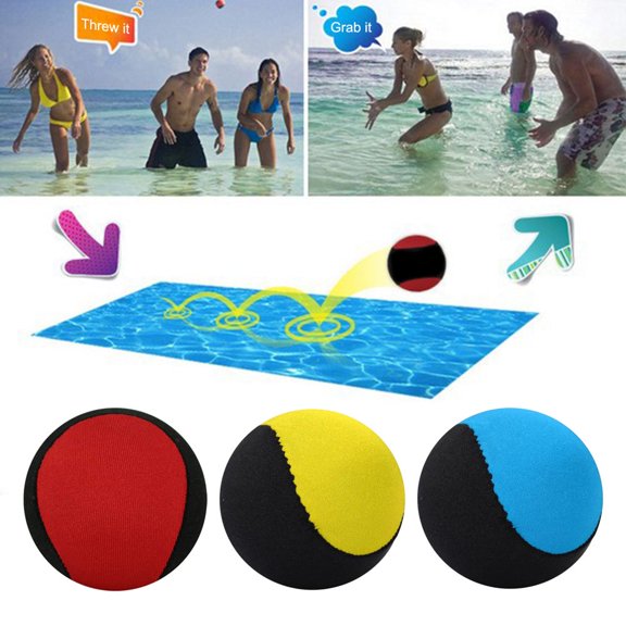 Balle Rebondissante d'Extérieur 5/6 cm Jouet Flottant pour l'Eau pour Piscines