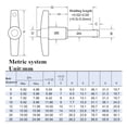 thumbnail image 1 of Maoww Stainless Steel Ball Lock Pins Quick Release Pins T Handle Pin dia 6mm 30mm, 1 of 7