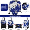 thumbnail image 4 of Luggage Cover Protector Travel Suitcase Covers Protective Skin for Carry On Baggage Fit 18-20 Inch Luggage, 4 of 5