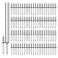 thumbnail image 2 of Abbracc 100 Pcs Fil de Plinthe Double Tête Ongles Sans Couture Durables Double Tête, 2 of 6