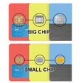 thumbnail image 3 of Fashion Cartoon Anime Game PVC Matte Film Sticker Case Skin for Credit Card Big Small No Chip 800 Big Chip, 3 of 6