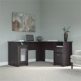 thumbnail image 4 of Scranton & Co en Bois 60" L en Forme de Bureau d'Ordinateur en Chocolat, 4 of 7