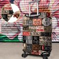 thumbnail image 4 of Travel Luggage Cover Suitcase Protector Fits 18-32 Inch Luggage Wheel Covers Patterned Travel Related Items Flower Luggage Protector Elastic Luggage Anti-scratch Suitcase Cover S, 4 of 5