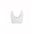 thumbnail image 2 of INSPIRE CHIC Training Cotton Wire Free Comfort Removable Pad Vest Tops Bra White, 2 of 6