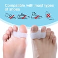 thumbnail image 3 of 8 Pieces Bunion Corrector, Toe Separators with 2 Loops, Big Toe Space Suitable for Bunion Pain Relief and Separating Overlapping Toes, 3 of 7
