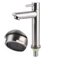 thumbnail image 4 of Robinet d'Évier, Robinet en Acier Inoxydable Résistant aux Hautes Températures pour Cuisines, Robinet Froid Simple à Cylindre Sans Tube, Robinet Froid Simple Plat Sans Tube, 4 of 7
