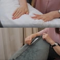 thumbnail image 3 of Reading Pillow Bed Rest with Shredded Memory Foam, Velvet Back Pillow Sitting Up Support Cushion for Reading, Watching and Relaxing, 3 of 8