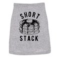 thumbnail image 1 of Short Stack Dog Shirt Funny Breakfast Pancakes Food Shirt for Puppy (Light Heather Grey) - M, 1 of 3