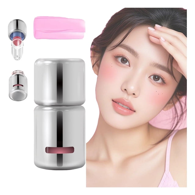 Aztk 3-in-1 Liquid Blush & Highlighter - Matte Cream Blusher with Sponge Applicator, 5ml, 7 Buildable Shades, Long-Lasting, Transfer-Proof Makeup for Women