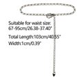 thumbnail image 4 of Unique Bargains Women's Rhinestone Sparkle Chain Plus Size Waist Belt, 4 of 5