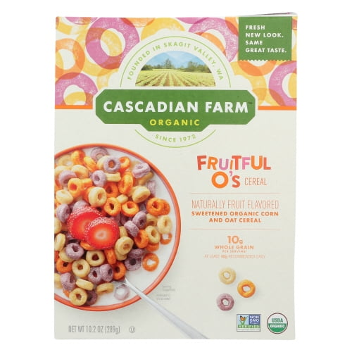 Cascadian Farm Cereal Fruitful O, Case of 10 X 10.2 Oz
