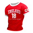 thumbnail image 1 of LUOGENLI T-shirts pour Homme pour Hommes T-Shirt Homme Imprimé Thème Angleterre T-Shirt Décontracté Col Rond T-Shirt Manches Courtes T-Shirt T-shirts pour Hommes T-shirts Graphiques Pêche Pâques Beige P, 1 of 6
