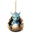 thumbnail image 2 of Vaidha Christmas Dinosaur Car Decoration Pendant Scene Layout Pendant Crafts Gift, 2 of 3