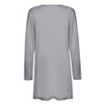 thumbnail image 5 of AherBiu Womens Cardigan Tops Long Sleeve Open Front Mid-Long Outwear with Pockets Spring Clothes, 5 of 5