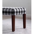 thumbnail image 3 of Upholstered Bench with Wood Legs, 3 of 5