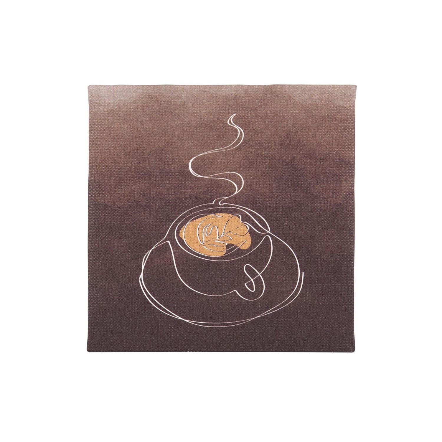 Coffee Mug Embellished Canvas