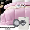 thumbnail image 4 of Wzzjkit Bed Quilt Large - Quilted All Season Down Quilt with White Lightweight Quilt Angled Label - Machine Washable Large 59x79 Inches Queen Comforter, 4 of 6