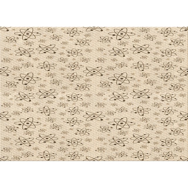 Ahgly Company Tapis Rectangulaire Lavable en Machine Intérieur Transitionnel Pérun Brun, 8 Pieds x 12 Pieds