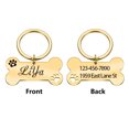 thumbnail image 2 of 1pc Lovely Liya example  Custom Name and text Pet Nameplate Personalized Dog Tags Engraving ID Tag Pet ID Name Collar Tag, 2 of 5